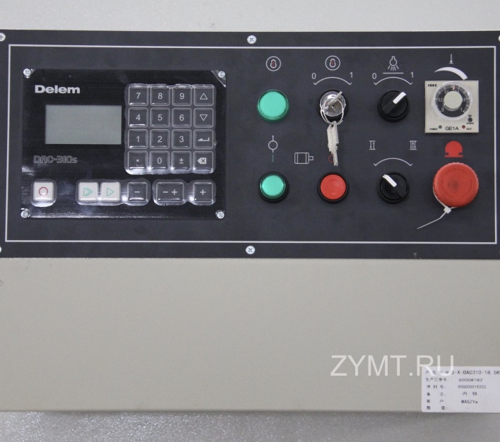 Delem - опциональный контроллер управления гильотиной ZYMT